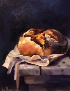 bread painting by lana